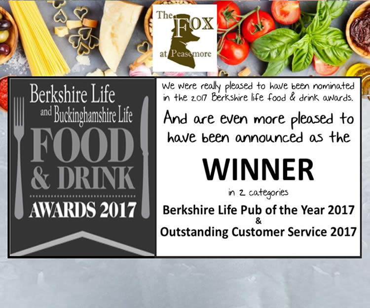 Berkshire Life Pub Awards Winners 2017